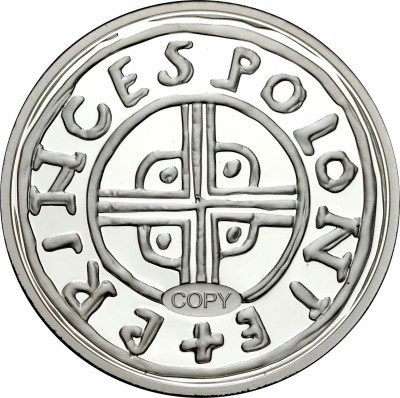 KOPIA Bolesław Chrobry Princes Polonie - SREBRO