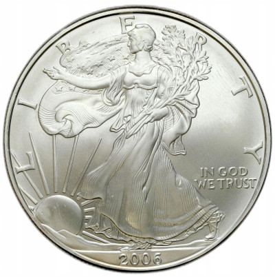 USA. 1 dolar 2008 Liberty - UNCJA SREBRA