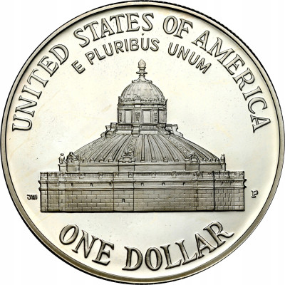 USA 1 dolar 2000 biblioteka kongresowa - SREBRO
