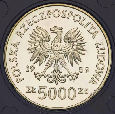 5 000 złotych 1989 Toruń kamienice zabytki