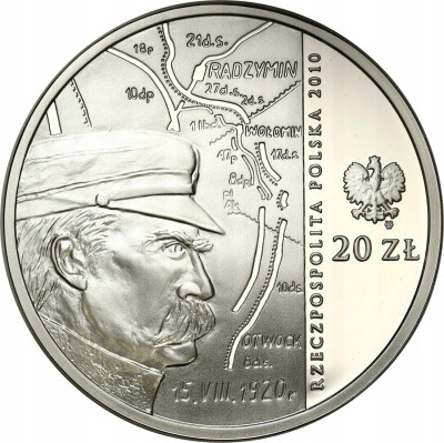 20 złotych 2010 Bitwa Warszawska – SREBRO