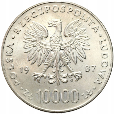 PRL. 10.000 złotych 1987 Jan Paweł II – SREBRO
