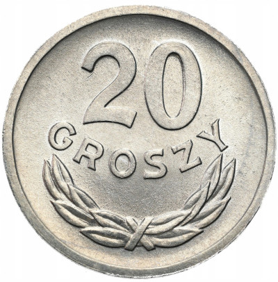 PRL. 20 groszy 1969 – Z RULONU