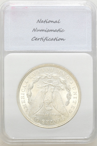 USA - 1 dolar Morgana 1921 - SREBRO NNC MS65