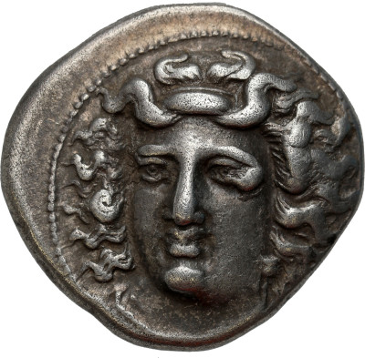 Grecja, Tesalia. Larisa. Drachma 395-370 p.n.e