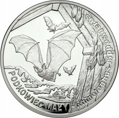 20 złotych 2010 Nietoperz Podkowiec Mały – SREBRO