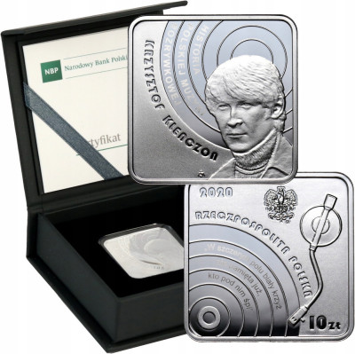 10 złotych 2020 Historia Polskiej Muzyki, Krzysztof Klenczon – SREBRO