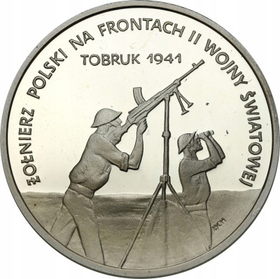 100.000 złotych 1991 Tobruk – SREBRO