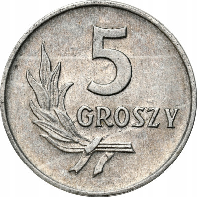 PRL. 5 groszy 1959 – BARDZO ŁADNE