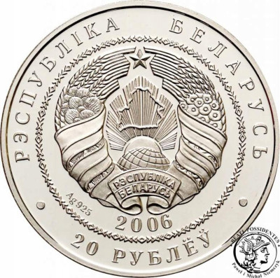 Białoruś 20 Rubli 2006 Igrzyska Olimpijskie Pekin 2008