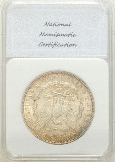 USA - 1 dolar Morgana 1889 - SREBRO NNC MS65