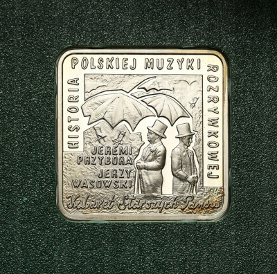 10 złotych 2011 Jeremi Przybora Jerzy Wasowski – SREBRO