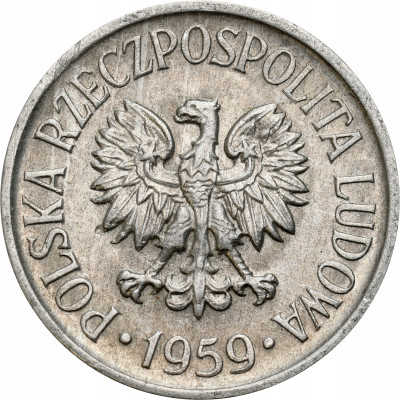 PRL. 5 groszy 1959 – BARDZO ŁADNE