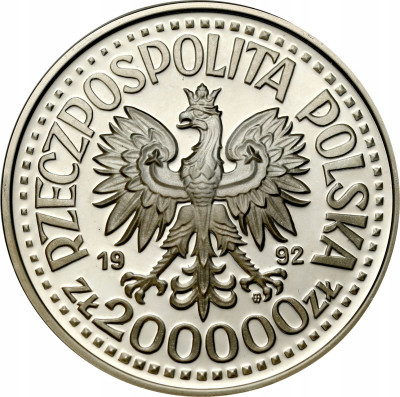 200.000 złotych 1992 Stanisław Staszic – SREBRO