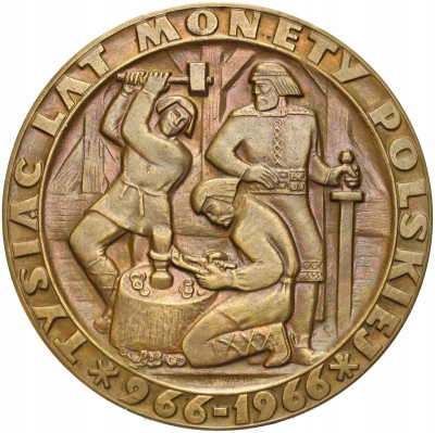 PRL. Medal 1966 - 1.000 Lat Monety Polskiej 1966