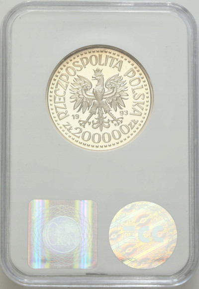 200.000 złotych 1993 Ruch Oporu – SREBRO