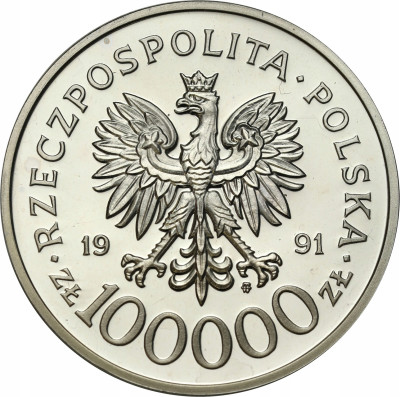 100.000 złotych 1991 Tobruk – SREBRO