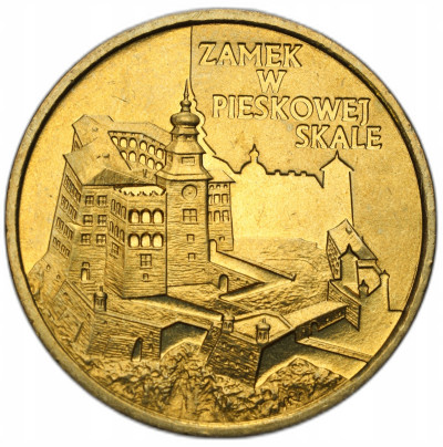 2 złote GN 1997 Zamek w Pieskowej Skale – RZADKIE