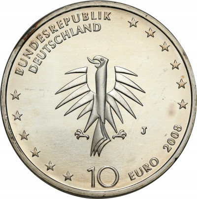 Niemcy 10 euro 2008 50 lat żaglowca Gorch Fock II