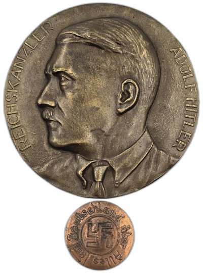 Niemcy. Plakieta i medal Adolf Hitler