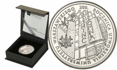 10 złotych 2016 - 200 lat UW