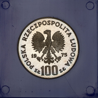 PRL - 100 złotych 1975 Zamek Królewski w Warszawie – SREBRO