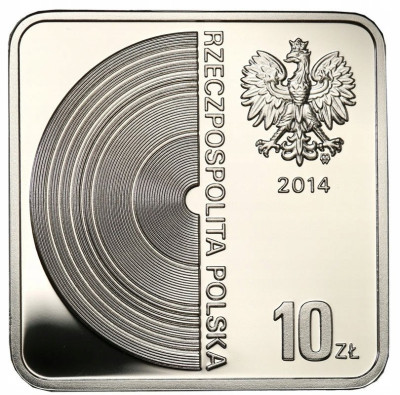 10 złotych 2014 Grzegorz Ciechowski – SREBRO