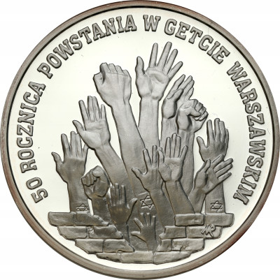 300.000 zł 1993 Powstanie w Getcie Warszawskiem - SREBRO
