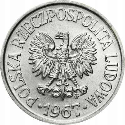 PRL. 20 groszy 1967 – MENNICZY Z RULONU