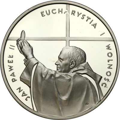 10 złotych 1997 Jan Paweł II Eucharystia – SREBRO