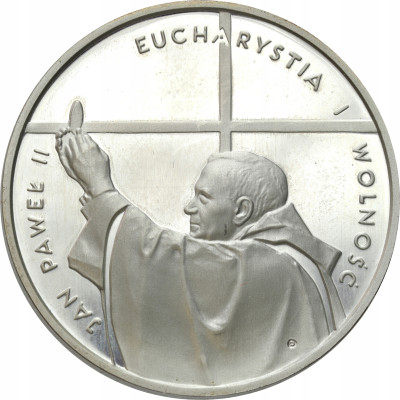 10 złotych 1997 Jan Paweł II Eucharystia – SREBRO