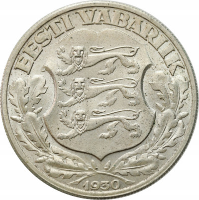 Estonia. 2 korony 1930, Zamek Toompea