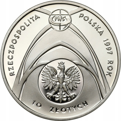 10 złotych 1997 Jan Paweł II Eucharystia – SREBRO