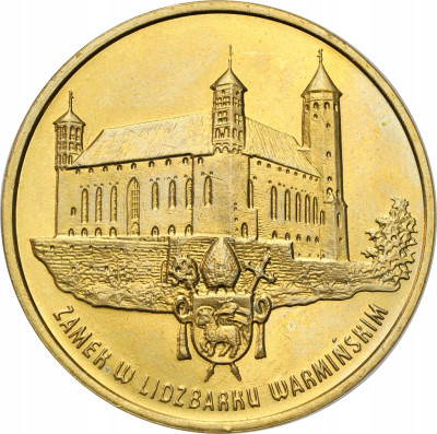 2 złote 1996 Zamek w Lidzbarku Warmińskim