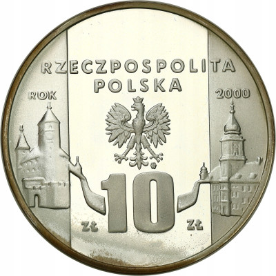 10 złotych 2000 Muzeum w Rapperswillu – SREBRO