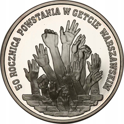 300.000 zł 1993 Powstanie w Getcie Warszawskiem - SREBRO