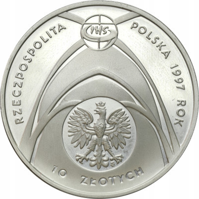 10 złotych 1997 Jan Paweł II Eucharystia – SREBRO