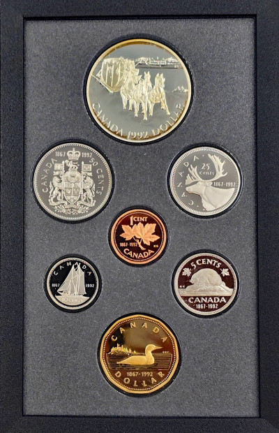 Kanada. Mint Proof Set 1992