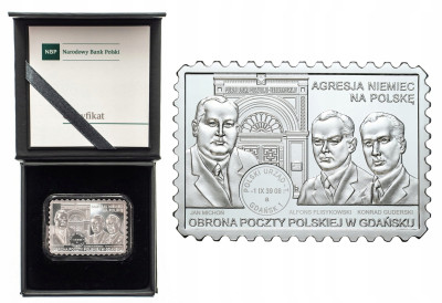 20 złotych 2021 - Obrona Poczty Gdańskiej