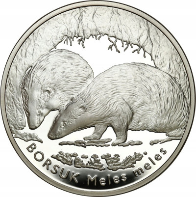 20 złotych 2011 Borsuk – SREBRO