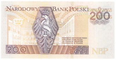 200 złotych 1994 seria YB