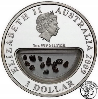 Australia 1 dolar 2009 Skarby Australii Diamenty
