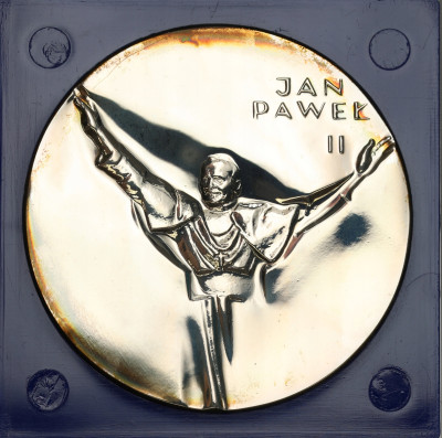 PRL. Medal Jan Paweł II – Regina Poloniae 1982 – SREBRO