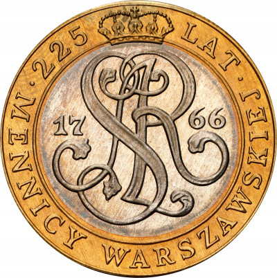 20.000 złotych 1991, 225 lat Mennicy