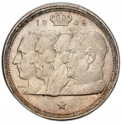 Belgia - 100 franków 1949 - SREBRO