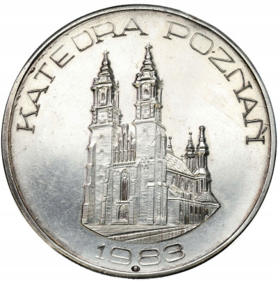 PRL. Medal Wizyta papieża w Poznaniu 1983 - SREBRO