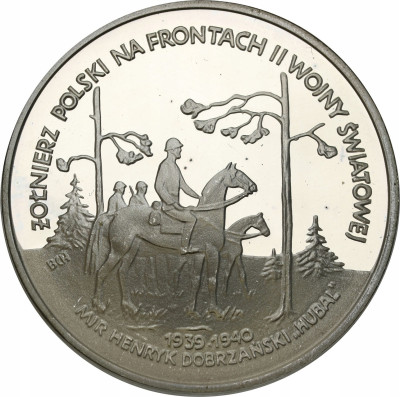 100.000 złotych 1991 Hubal – SREBRO