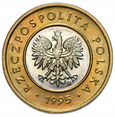 2 złote obiegowe 1995 – WYŚMIENITE
