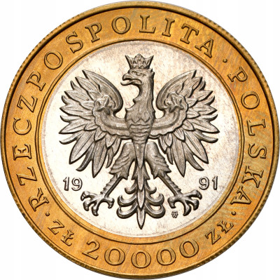 20.000 złotych 1991, 225 lat Mennicy