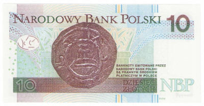 10 złotych 2016 seria CL